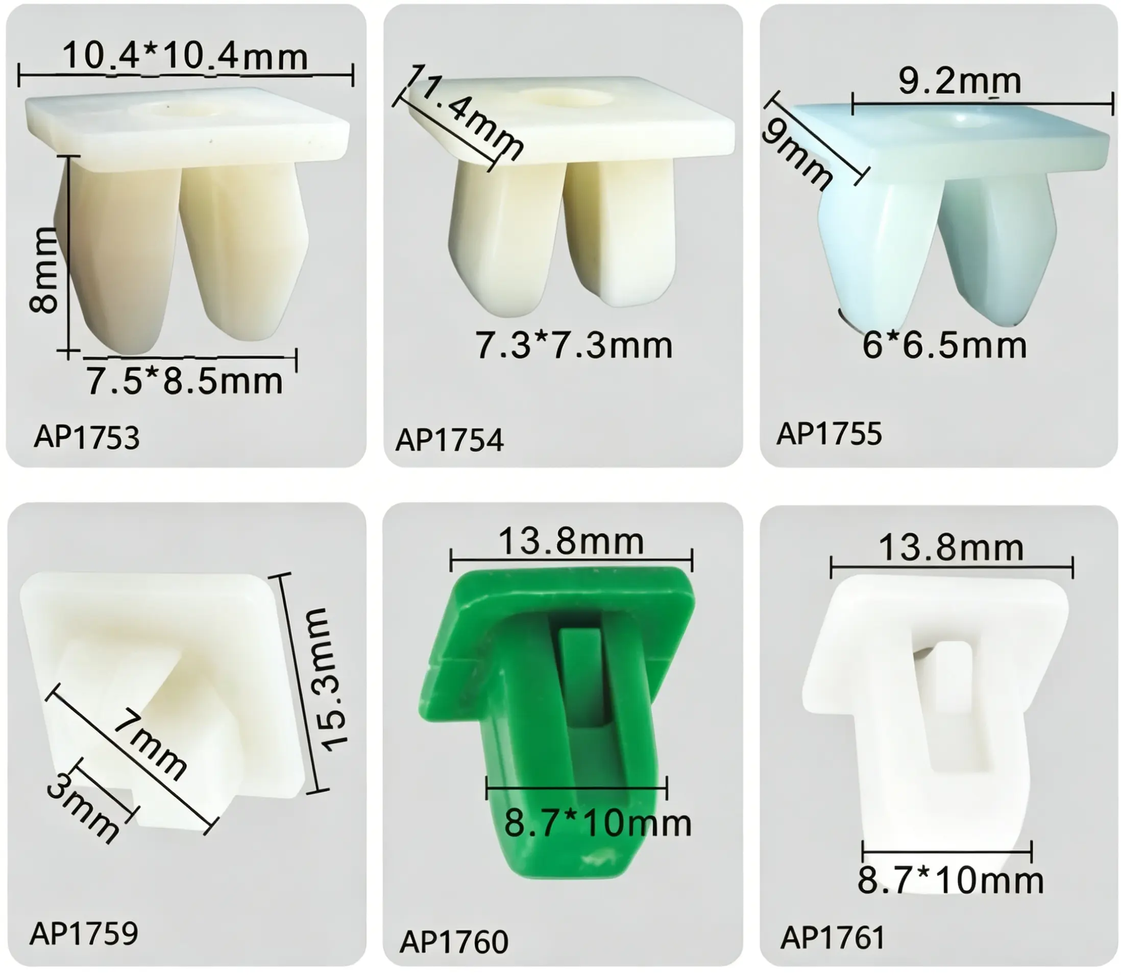 Screw Grommet – Threaded Nut Retainer for Trim and Panel