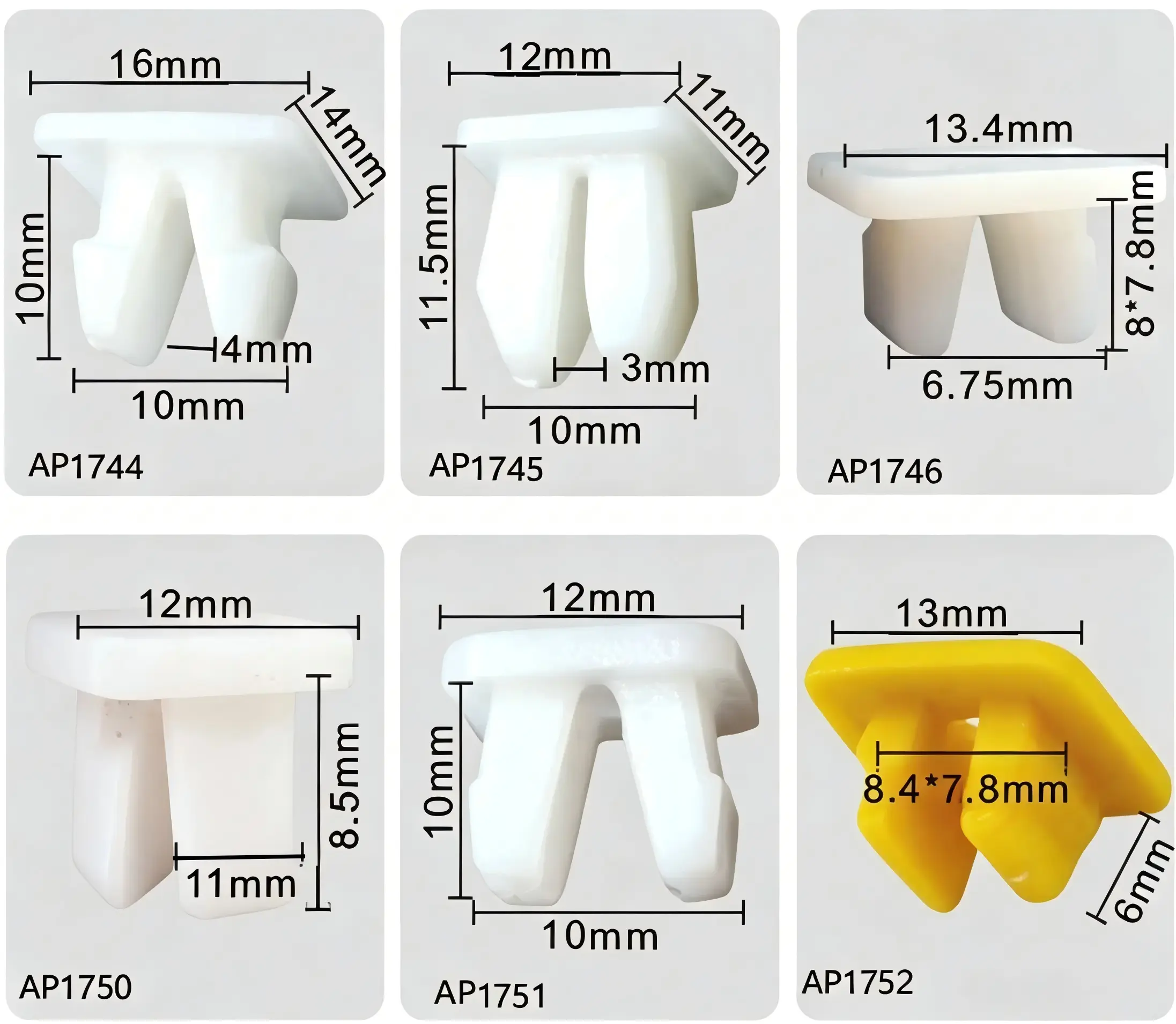 Screw Grommet – Threaded Nut Retainer for Trim and Panel
