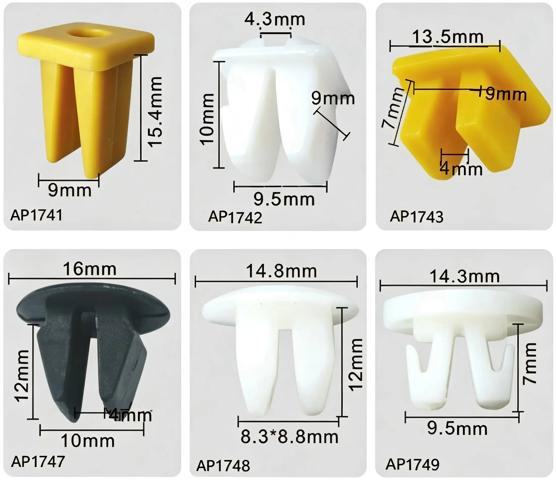 Screw Grommet – Threaded Nut Retainer for Trim and Panel