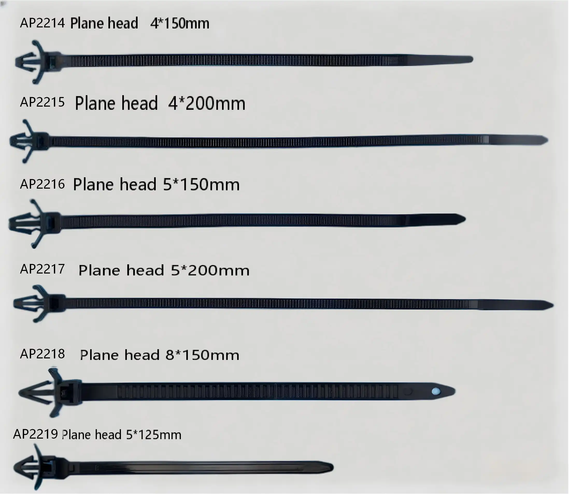 Universal Plastic Plane Head Rivet – Trim and Panel Fastener